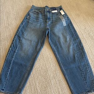 Old Navy Light Blue Barrel Leg Jeans